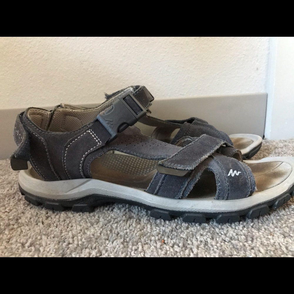 Quechua Mens Nature Hiking Blue Sandals